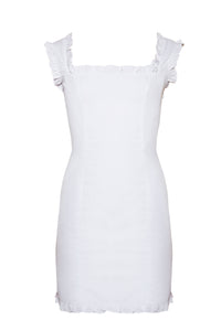 Bandana White Mini Dress - Annie's Ibiza