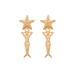 Mermaid & Starfish Earrings