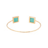Tanit Carved Turquoise Bangle