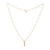 Mermaid Charm Necklace, Gold Vermeil