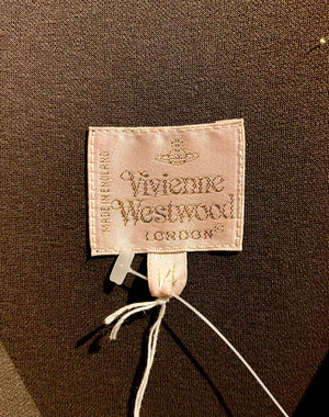 2000s Vivienne Westwood Anglomania Mahogany Dress. Rent: £55/Day