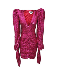Hot Pink Sequin Dress - Annie's Ibiza