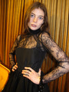 Black Lace Aleera Top - Annie's Ibiza