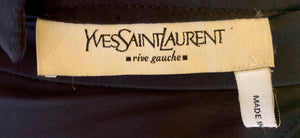 Yves Saint Laurent Black Ruched Skirt - Annie's Ibiza
