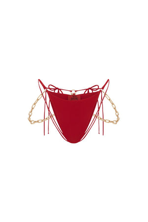 Belly Dance Bikini Bottom- Red - Annie's Ibiza