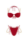 Belly Dancer Bikini Top - Red – Dilara Findikoglu