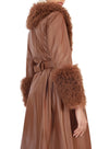 Walnut Foxy Shearling Coat