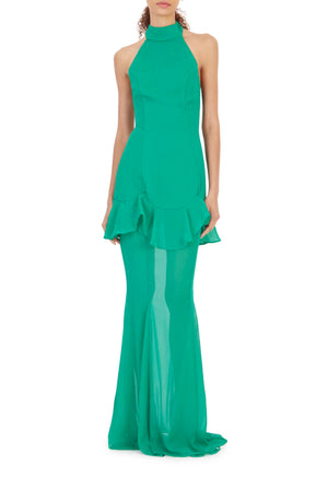 Tennessee Emerald Green Halter Dress