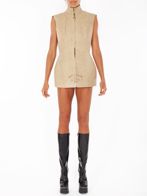 1997-1998 Fall Winter Martin Margiela 'Semi Couture' Linen Bodice. Rent: £1,300/Day