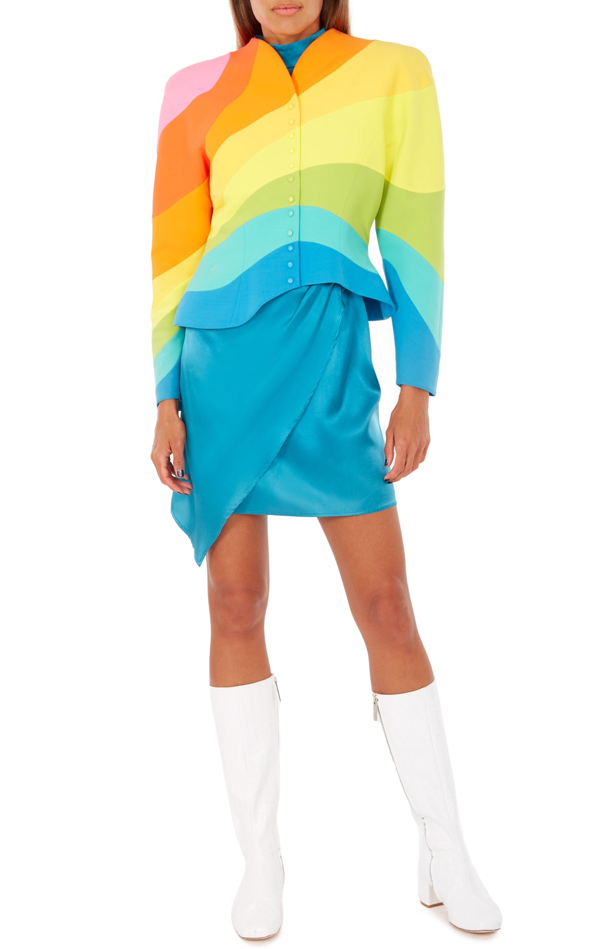 1990's Thierry Mugler Rainbow Jacket. Rent: £3000/Day - Annie's Ibiza