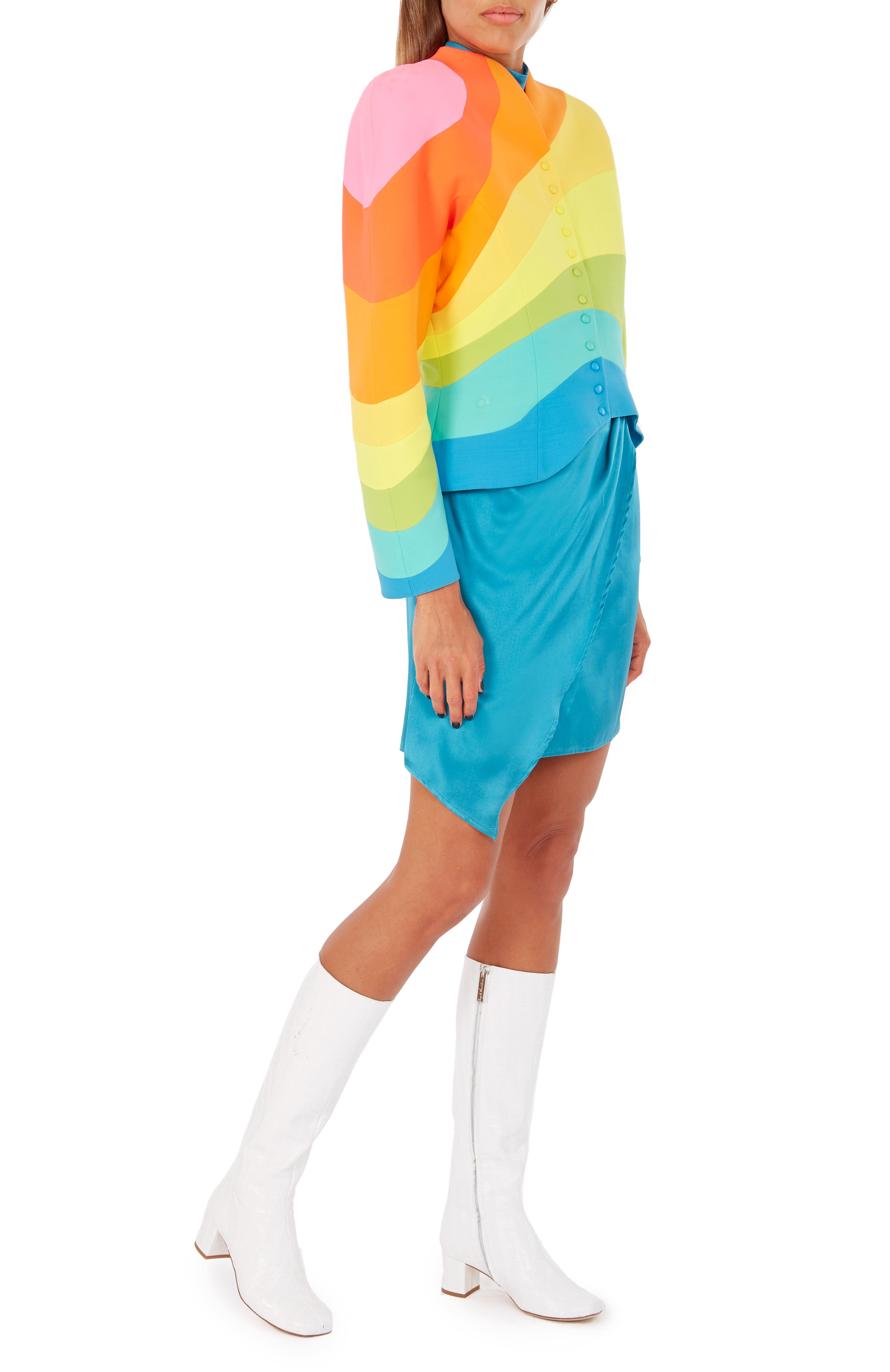 1990's Thierry Mugler Rainbow Jacket – Annie's Ibiza Online