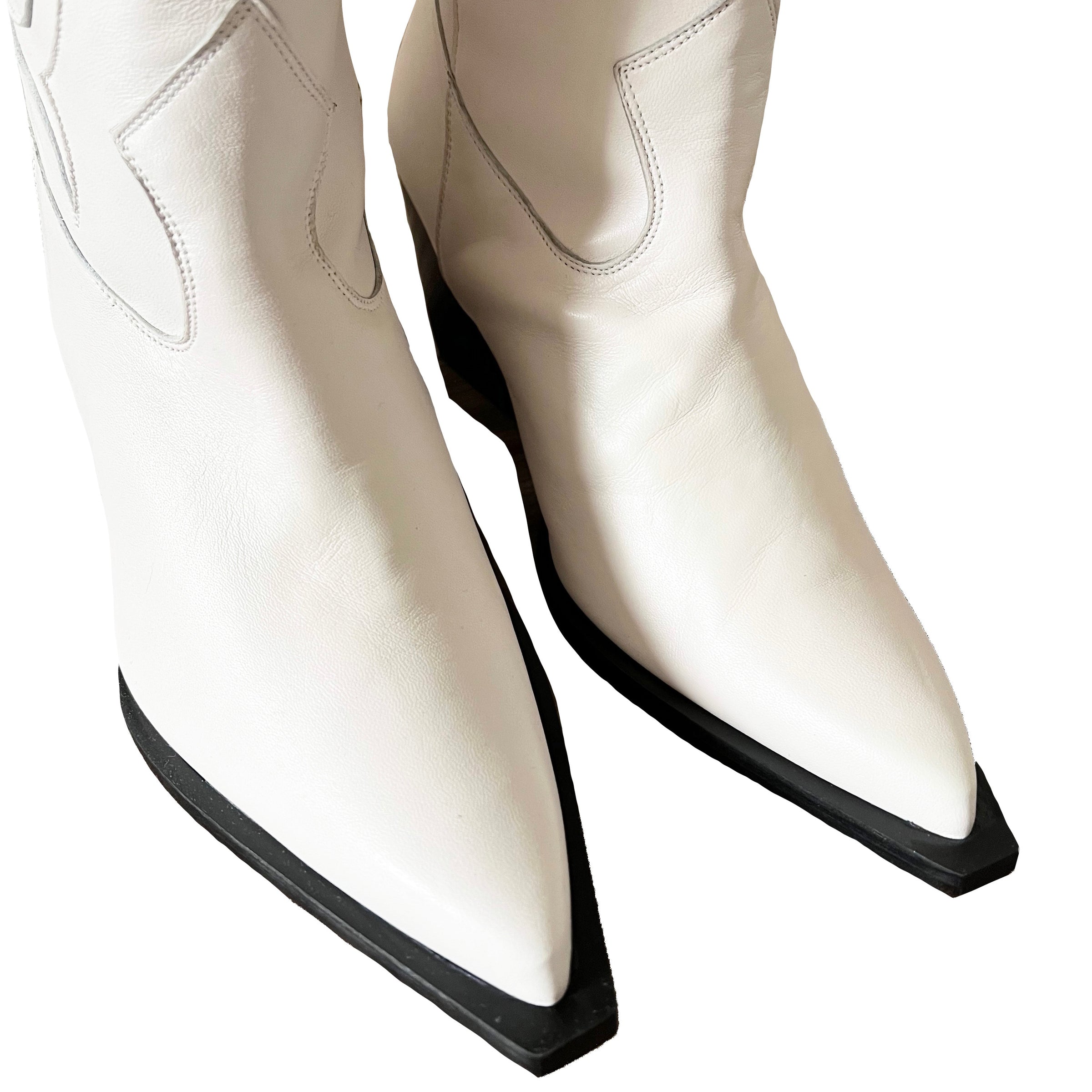 The White Cowboy Boot