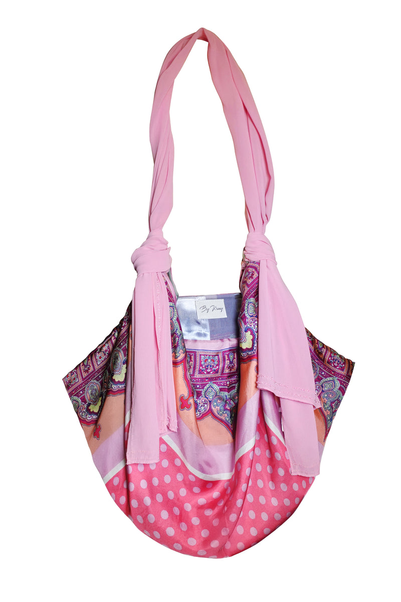 Pearl Top Handle Clutch Bag L.Pink, BESSIE LONDON