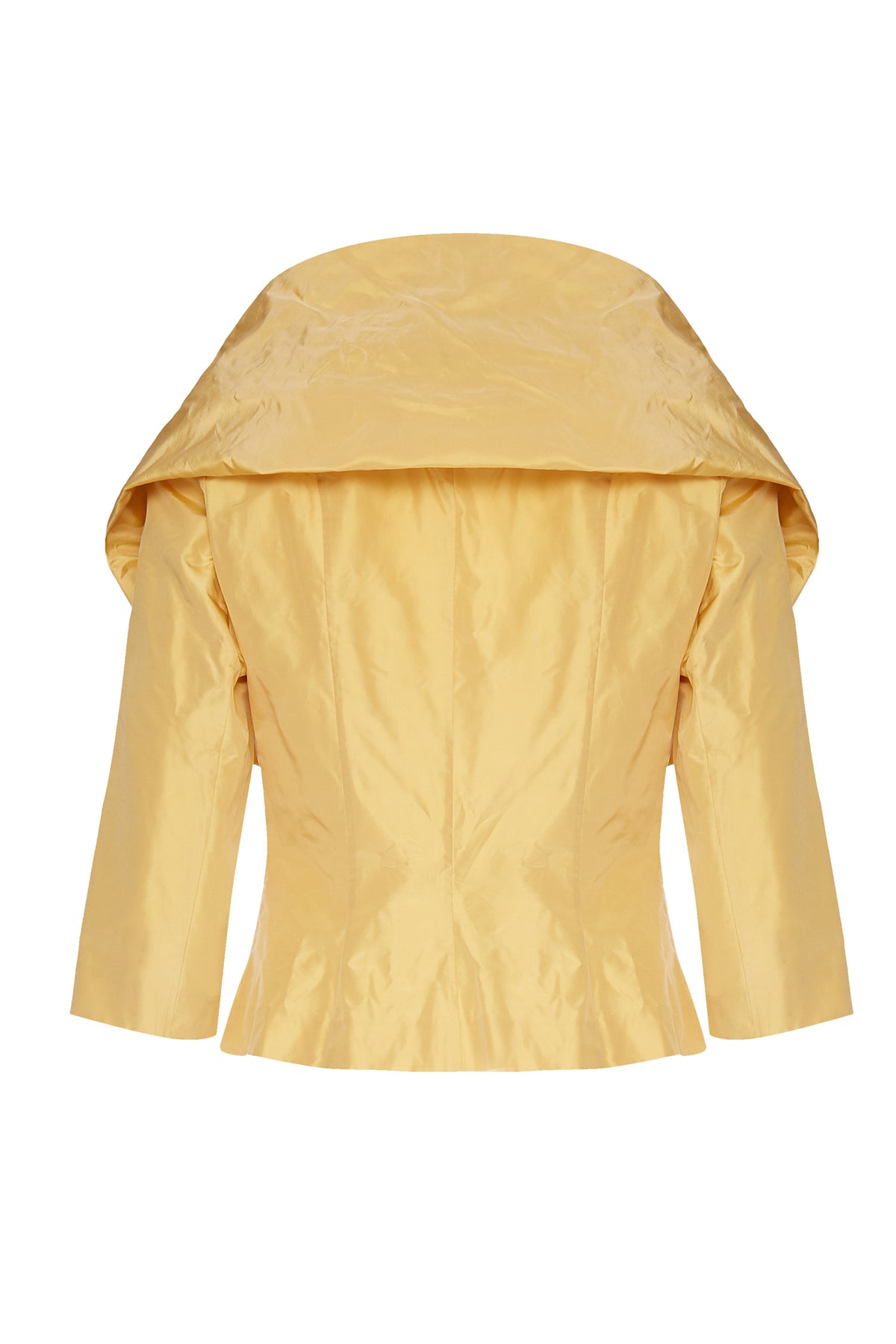 1950 Renato Nucci Silk Brocade Yellow Silk Jacket