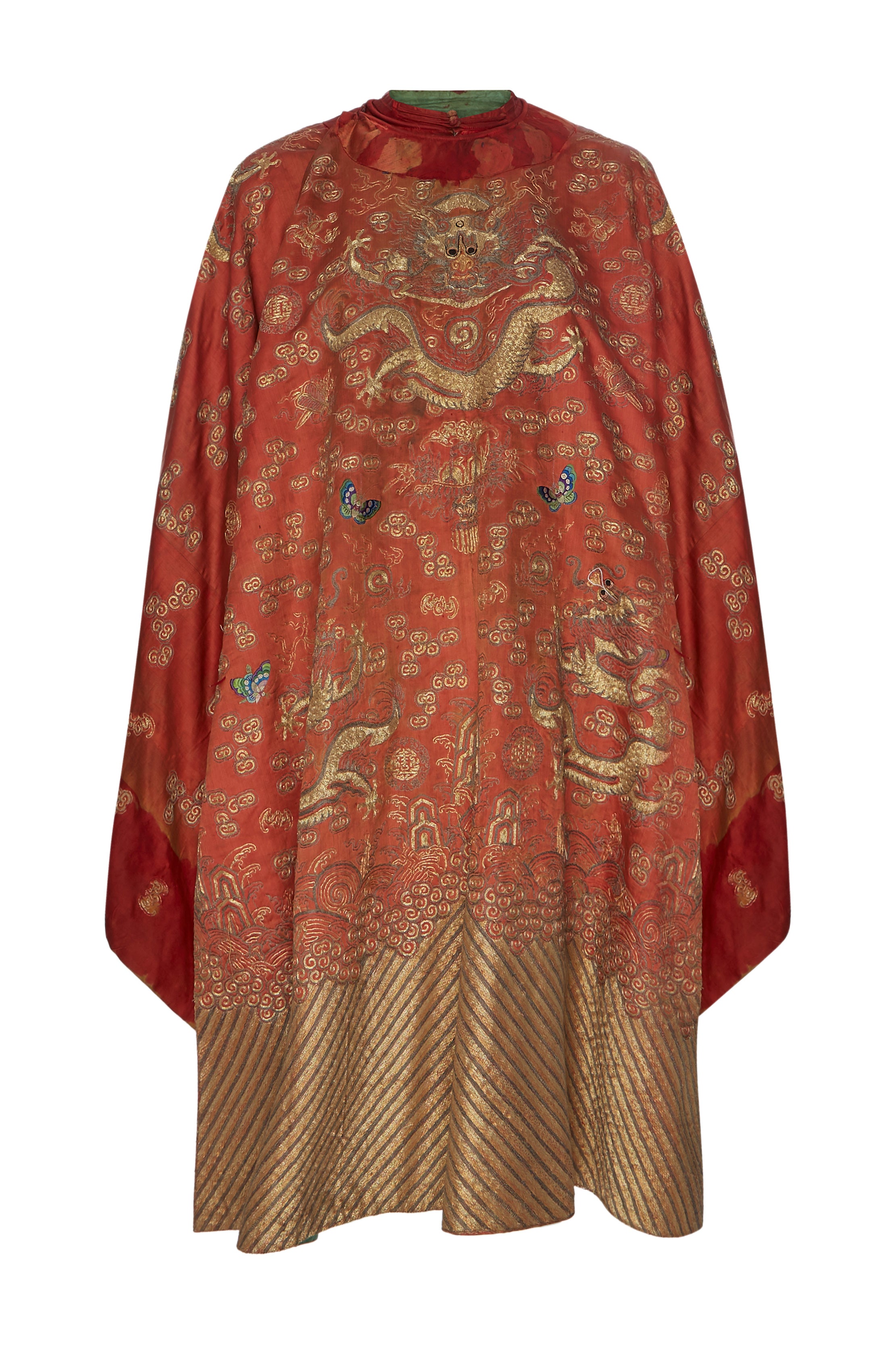 Early 1900s Chinese Dragon Silk Gauze Robe - Annie's Ibiza