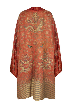 Early 1900s Chinese Dragon Silk Gauze Robe - Annie's Ibiza