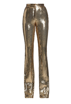 Gold Sequinned Trousers