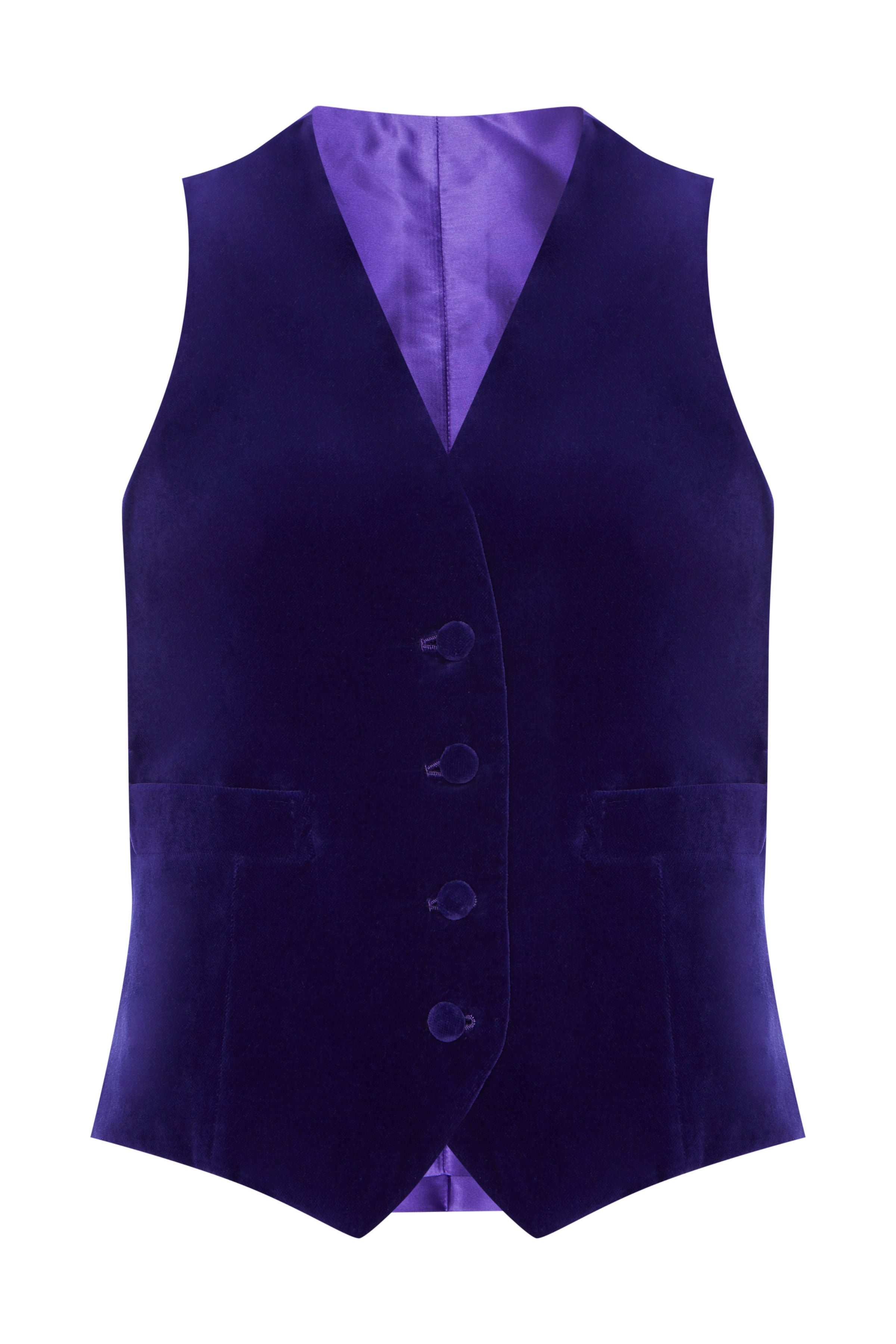 Purple Velvet Waistcoat – Annie\'s Ibiza