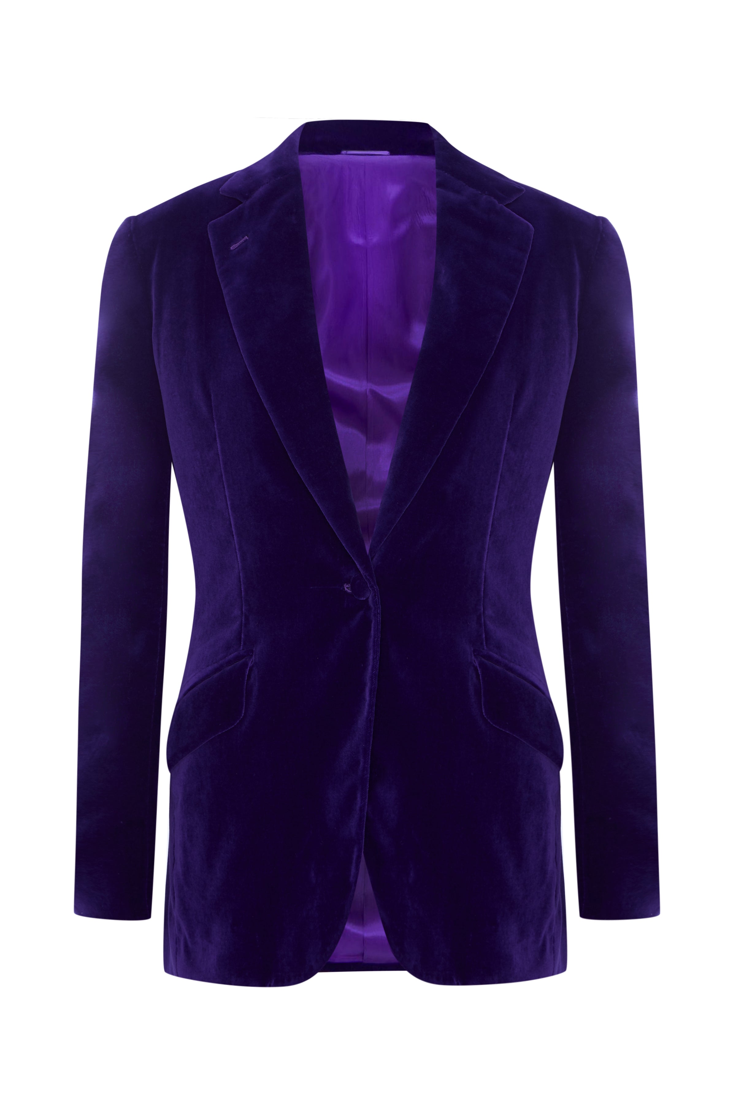 Purple Velvet Duster Coat - Purple (XSmall - 3X) * RESTOCK - The Pink  Porcupine ltd.
