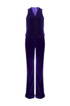 Purple Velvet Waistcoat - Annie's Ibiza