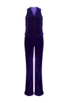 Purple Velvet Waistcoat - Annie's Ibiza