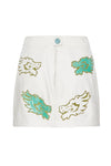 White Jade Dragon Skirt - Annie's Ibiza