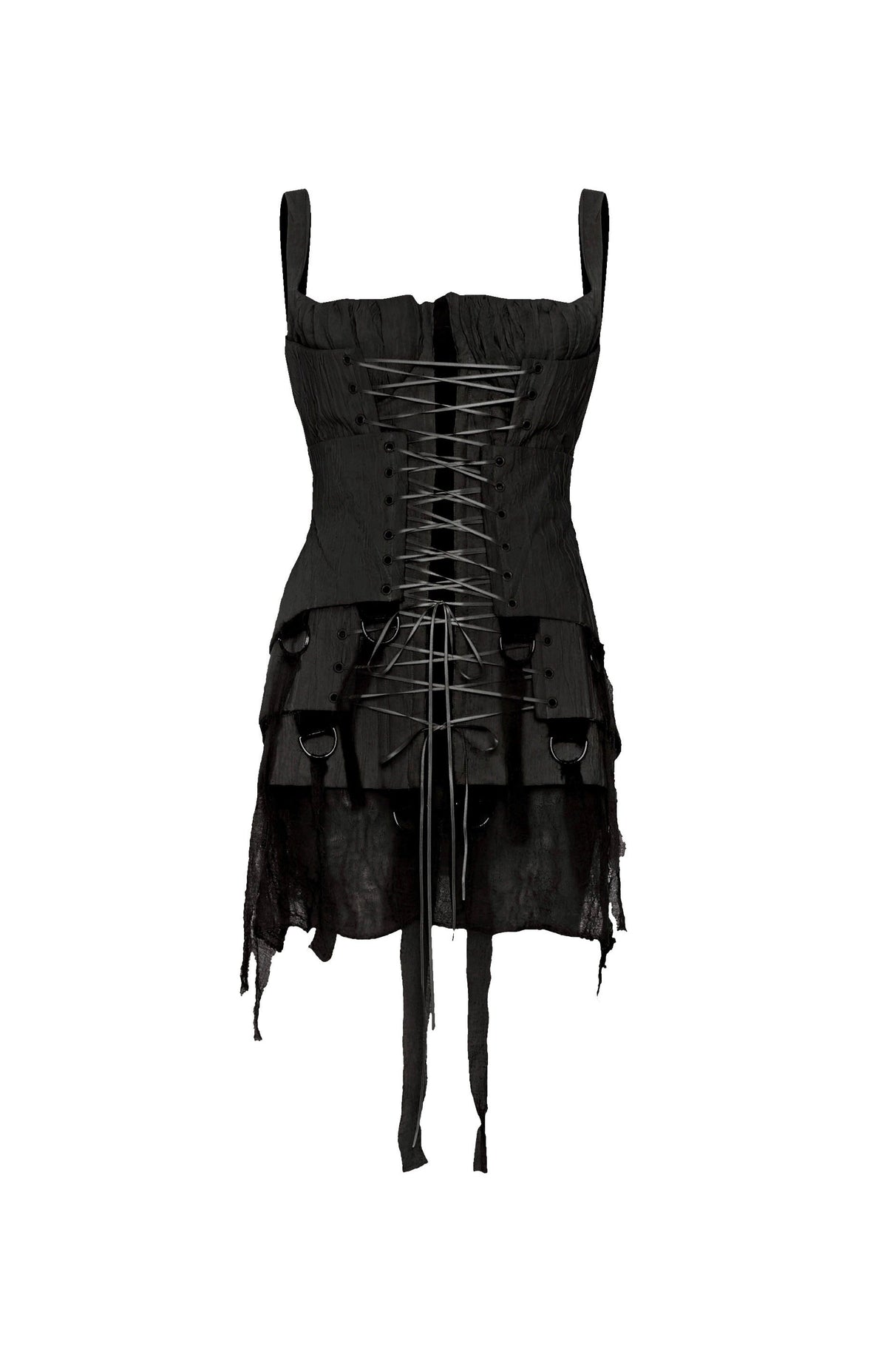 The Buckle Bunny Strapless Corset- Black – therowdyragdoll