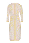 1960s Pucci Wool Jersey Yellow Printed Summer Dress