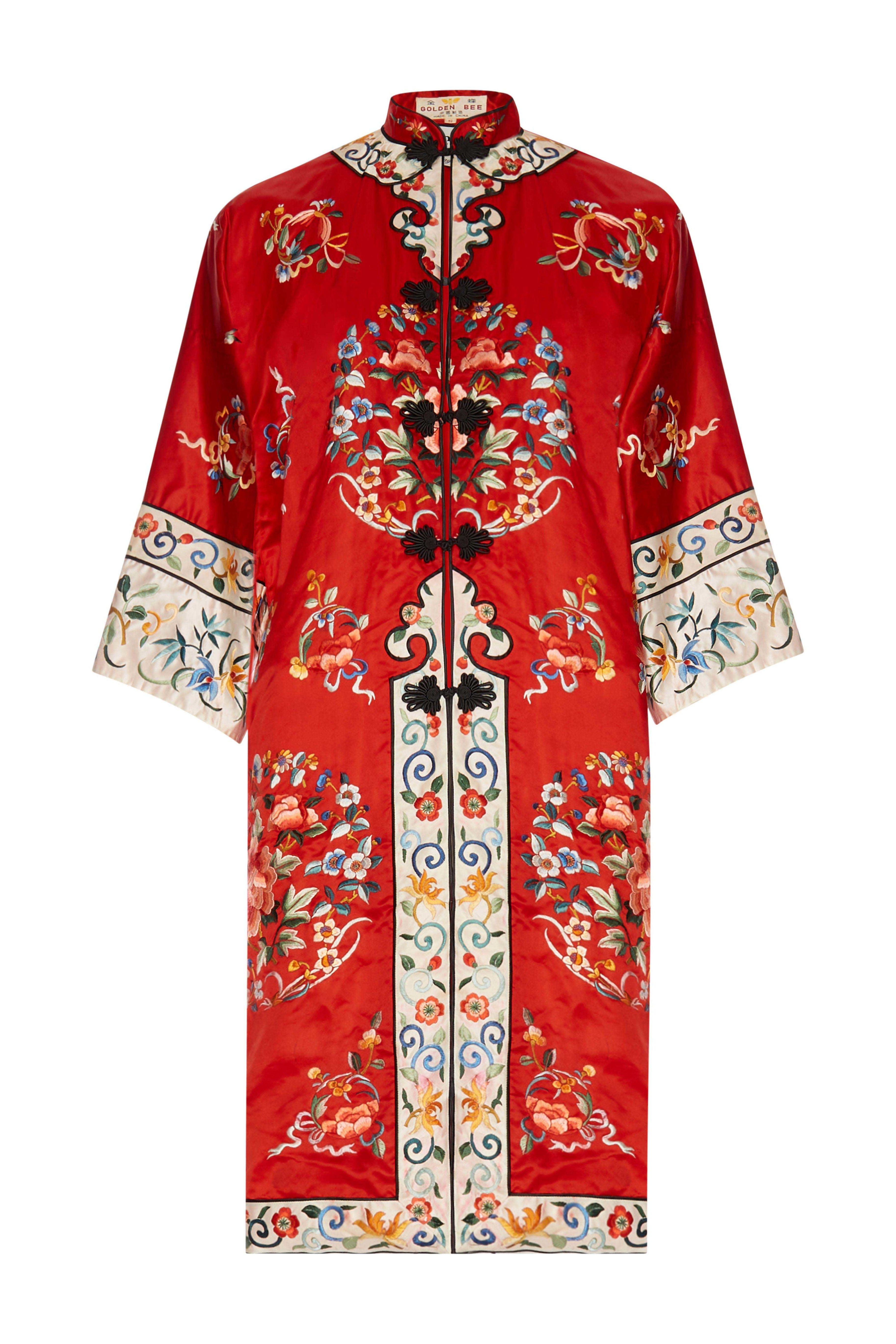 Chinese hot sale kimono robe